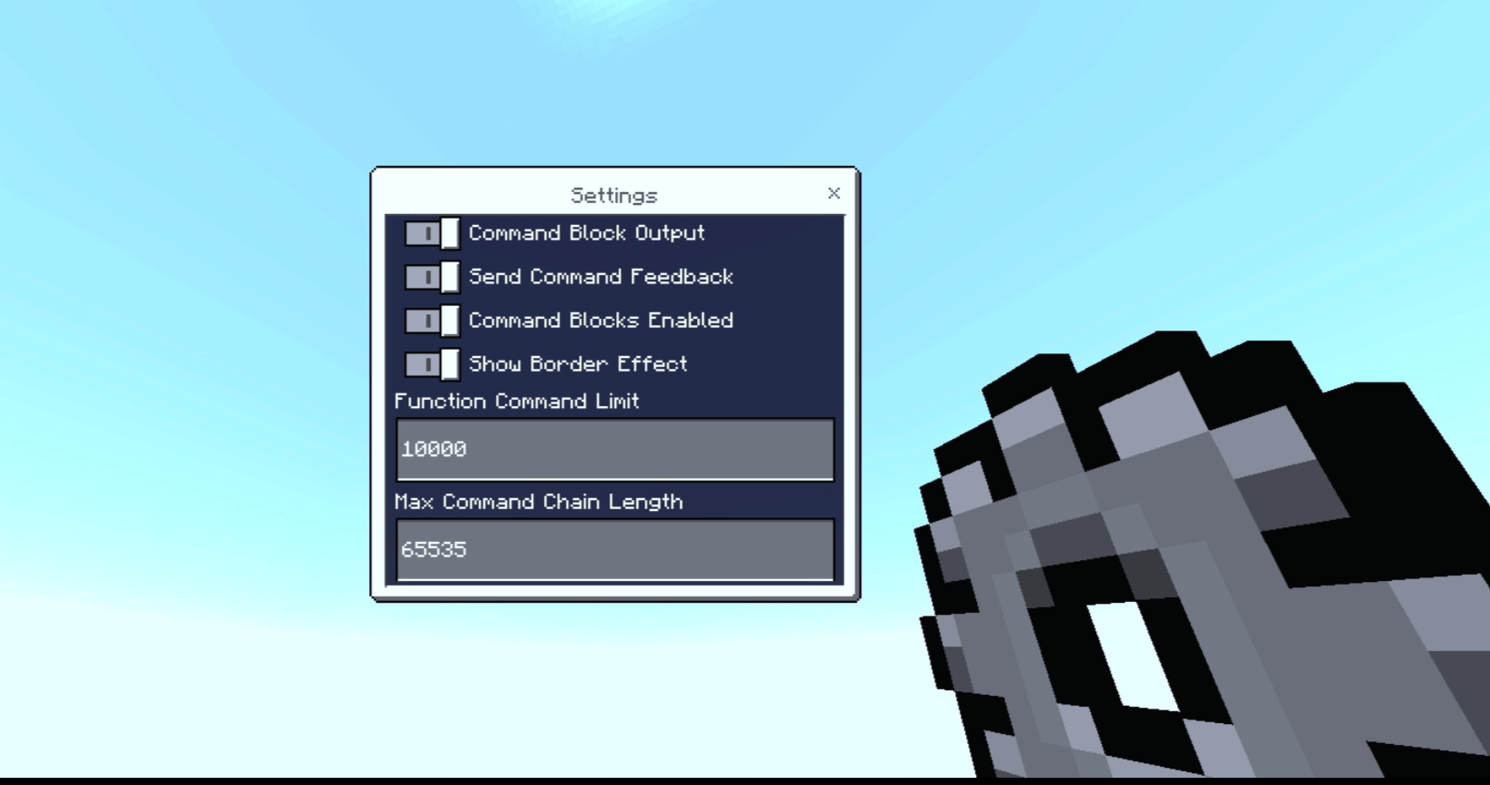 Hidden blocks Unhider Addon — screenshot 2