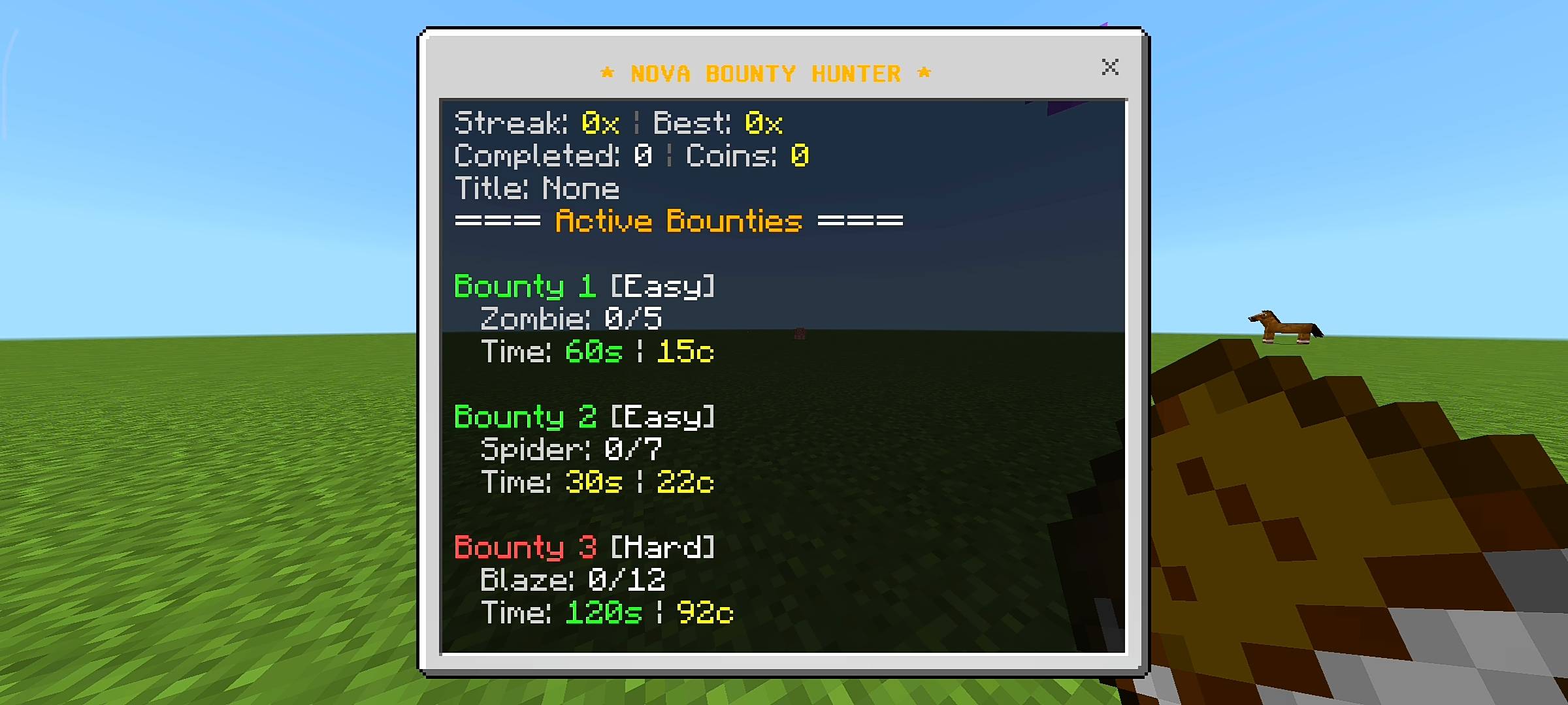 Nova Bounty Hunter - Mob Hunting Bounty System — screenshot 7