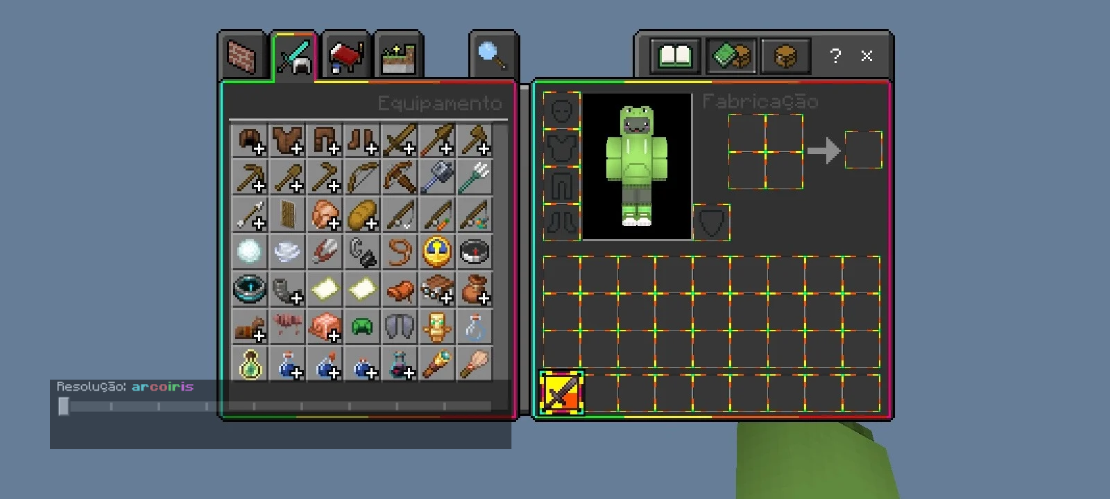 Inventário variado — screenshot 1