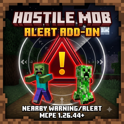Hostile Mob Radar & Alert [Achievement Friendly]
