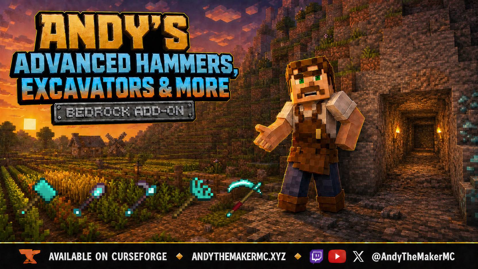Andy's Advanced Hammers, Excavators & More! — screenshot 1