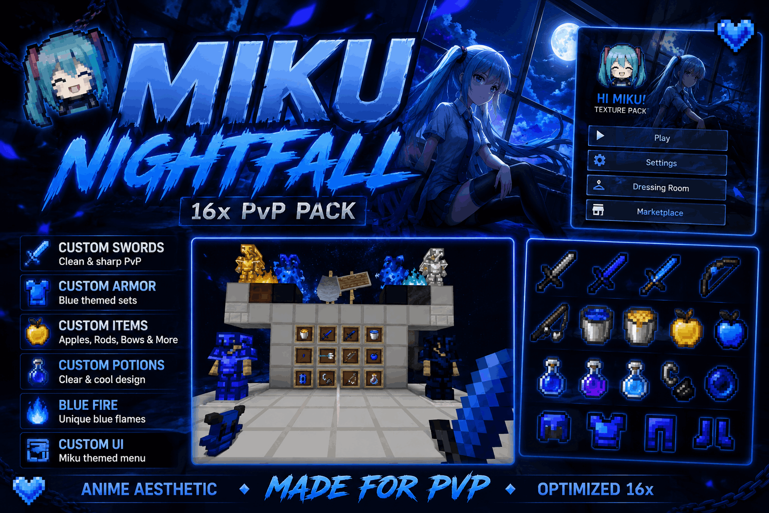 Miku Nightfall 16x — screenshot 1