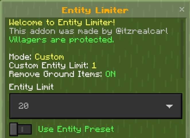 Entity Limiter V2.0 - Disabled Achievements — screenshot 2