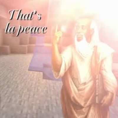 That's la peace 😭😭😭