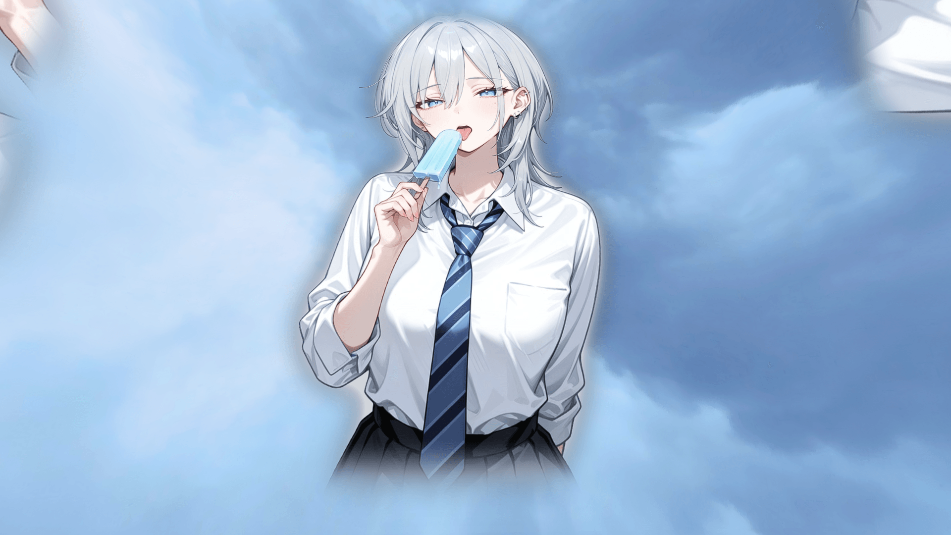 Haimiya Mio | Anime Girl Sky — Minecraft Bedrock