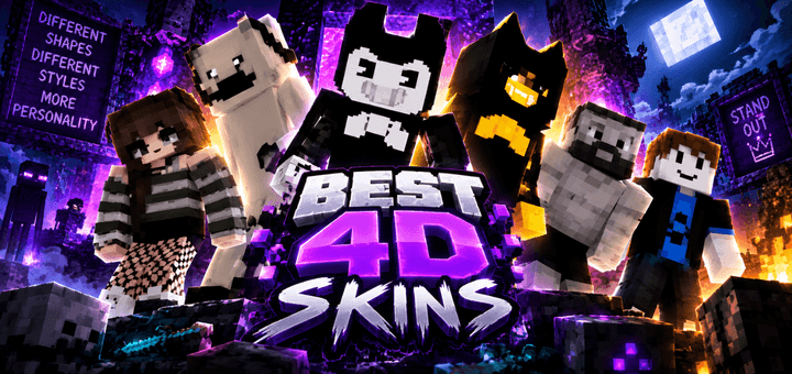 File Packer For Android Best 4D skins — Minecraft Bedrock Skin Pack Download | MC Skins