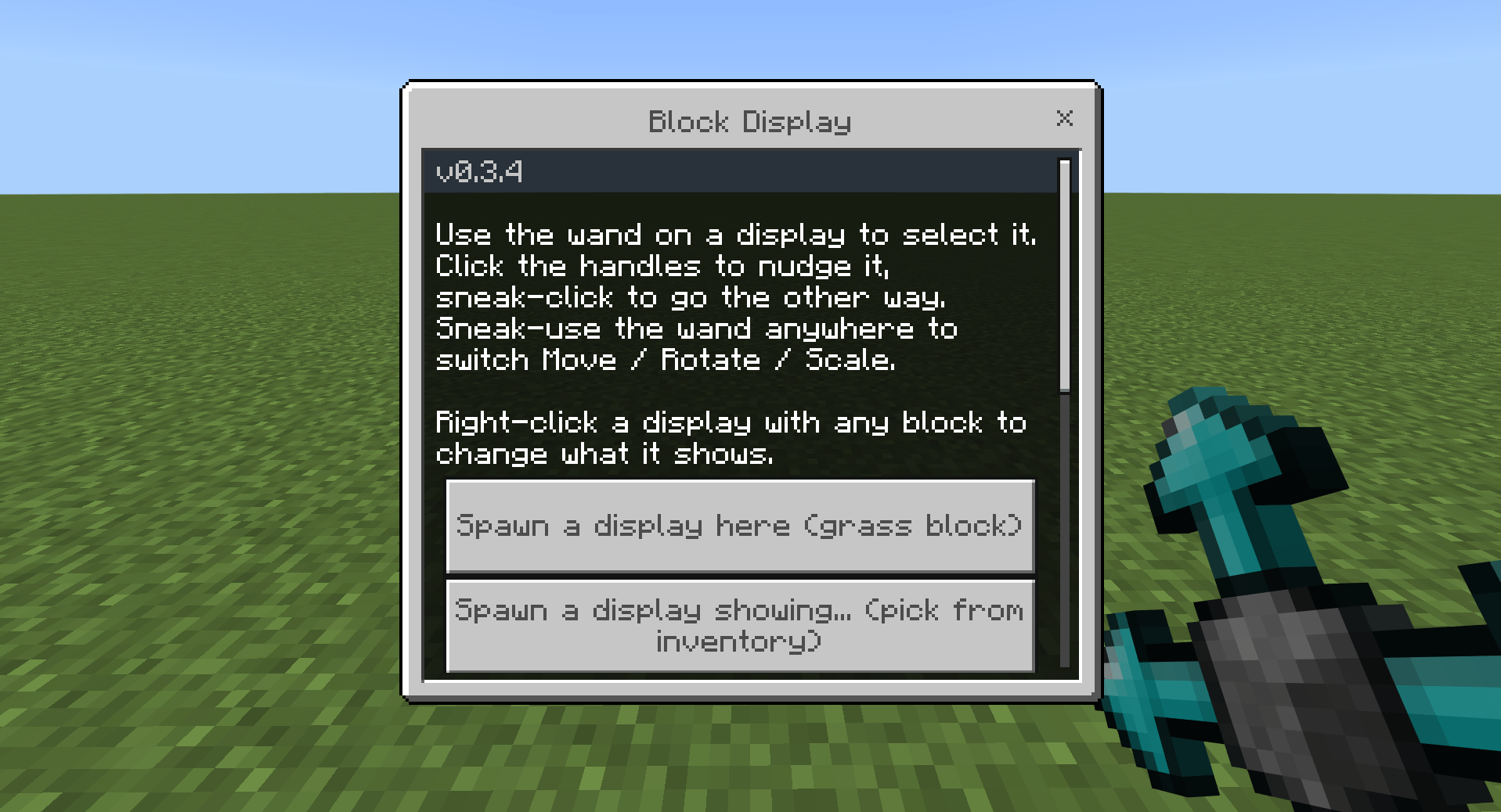 Block Display — screenshot 2