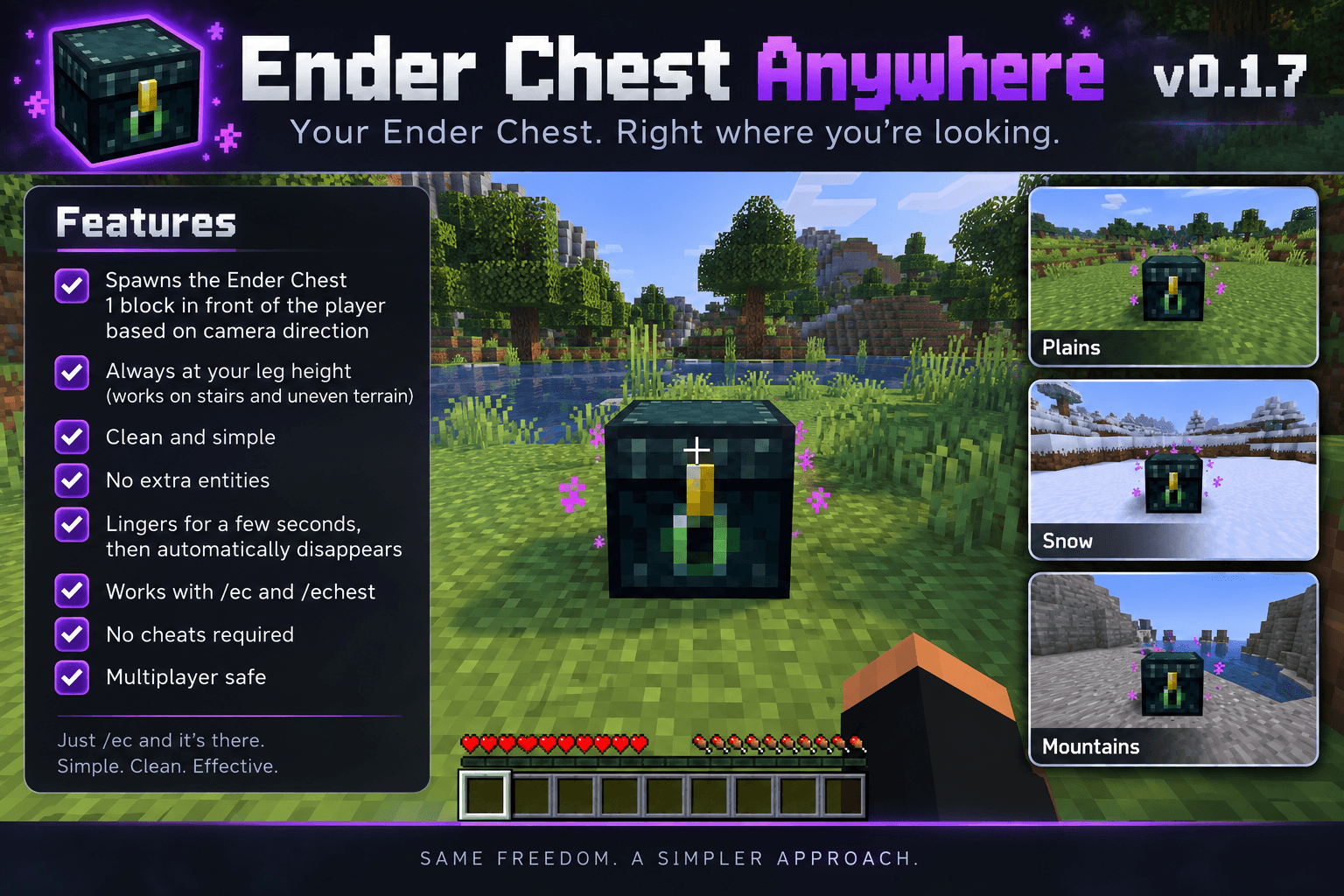 Ender Chest Anywhere — screenshot 1