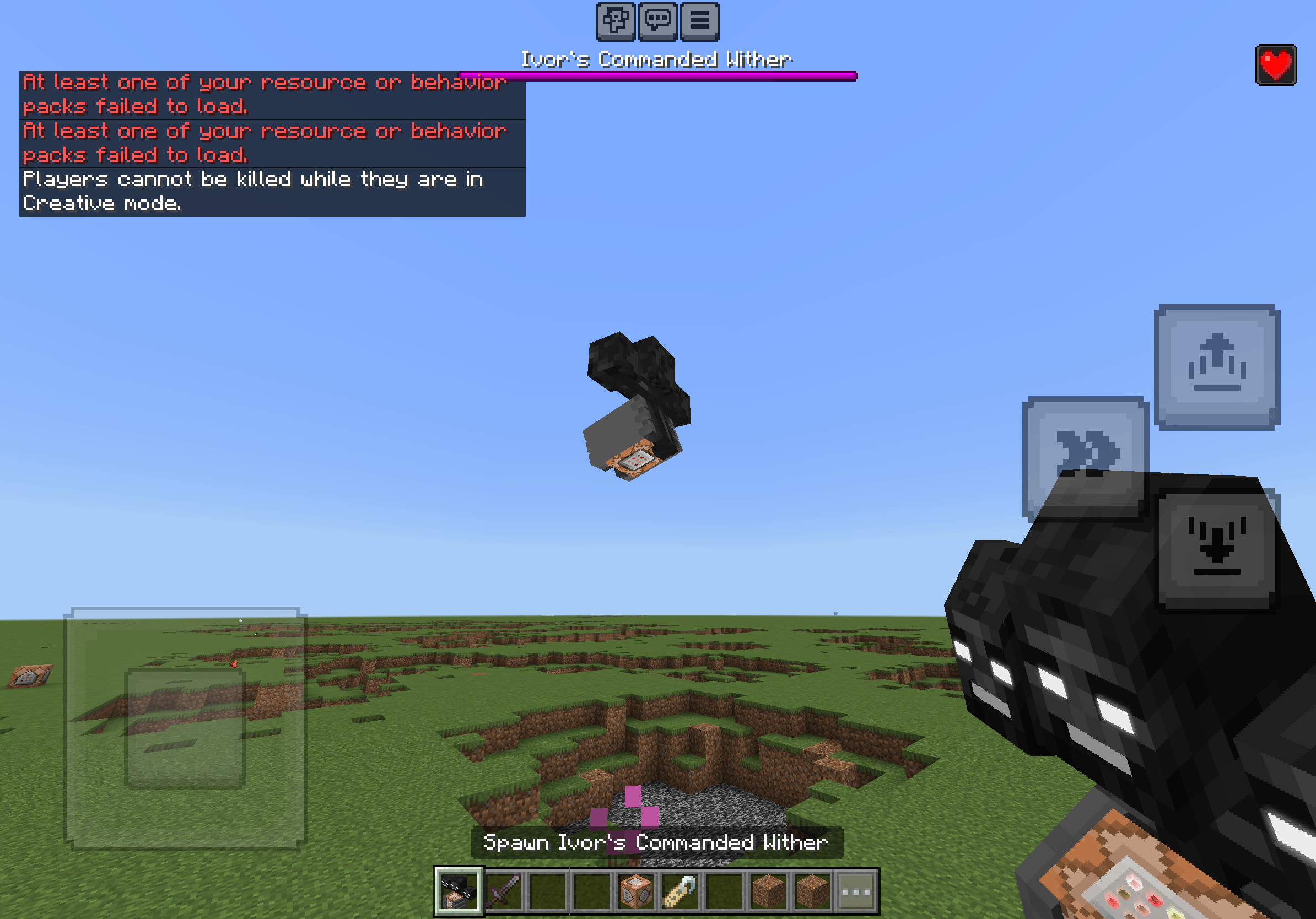 pickle’s wither storm addon v0.008 — screenshot 1