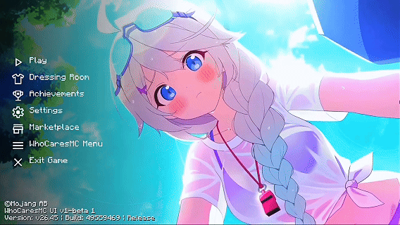 Kirino Swimsuit Ui | Anime Girl Animated Menu — screenshot 2