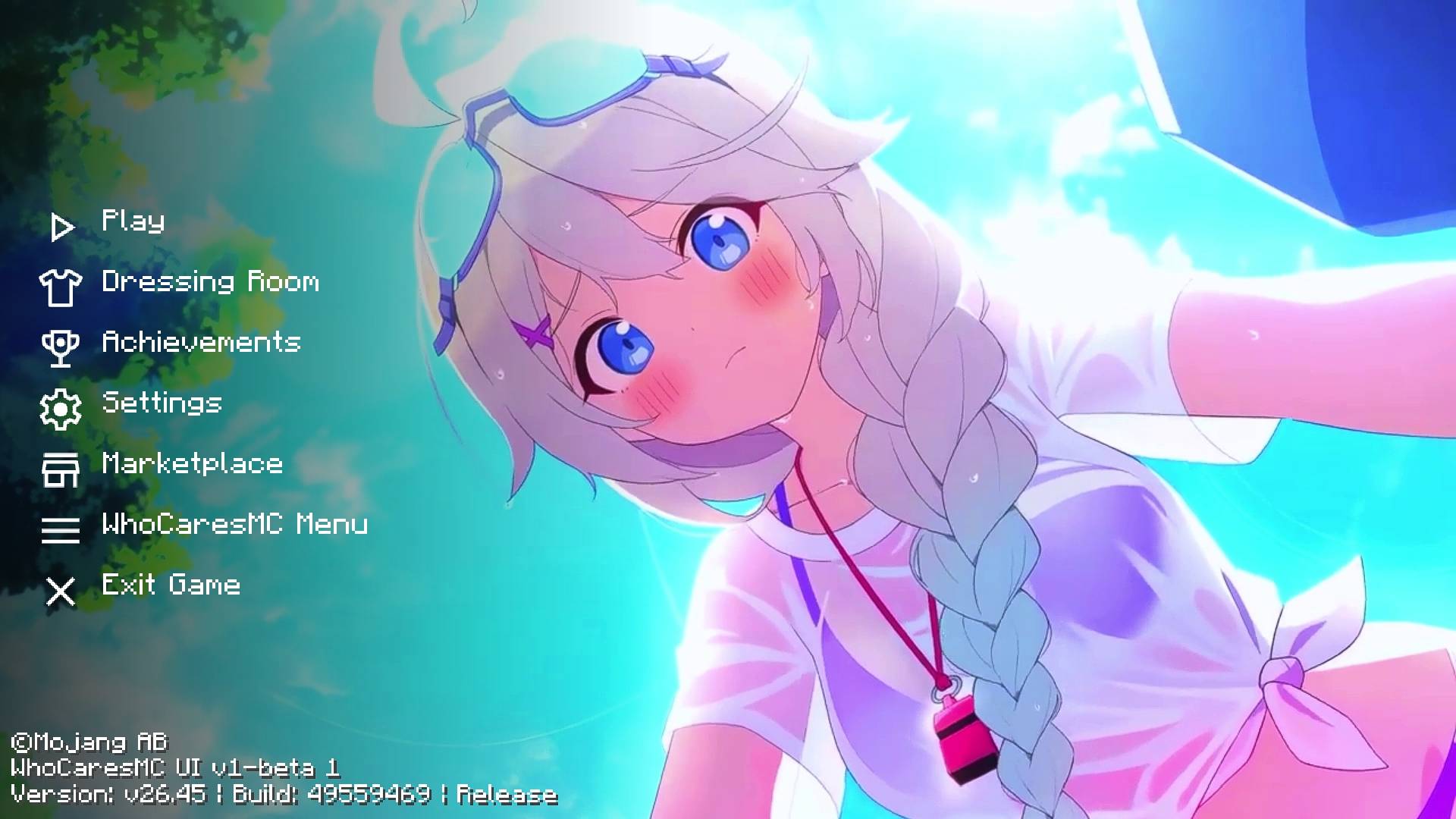 Kirino Swimsuit Ui | Anime Girl Animated Menu — screenshot 3