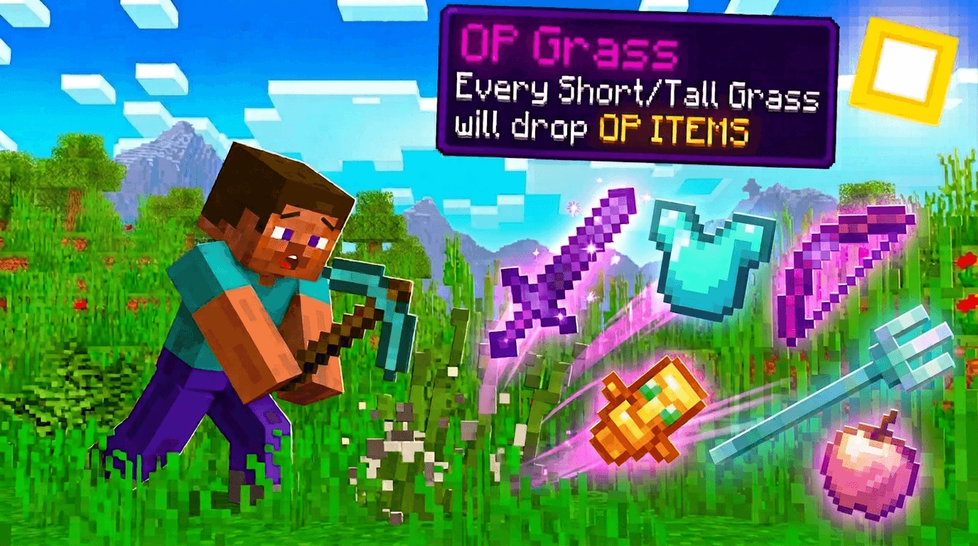 Grass Drops OP Items! [Achivement Friendly] — screenshot 1
