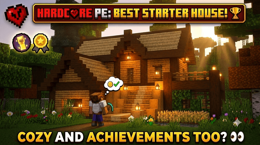 Cozy Hardcore Starter Cabin (Achievements Enabled) — screenshot 1