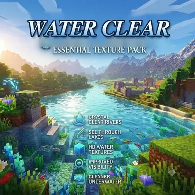 Water Clear — Minecraft Bedrock Texture Pack Download | MCModsHub