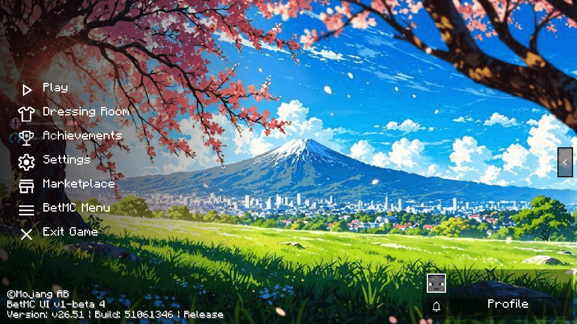 YashGameplay's Main UI — screenshot 2
