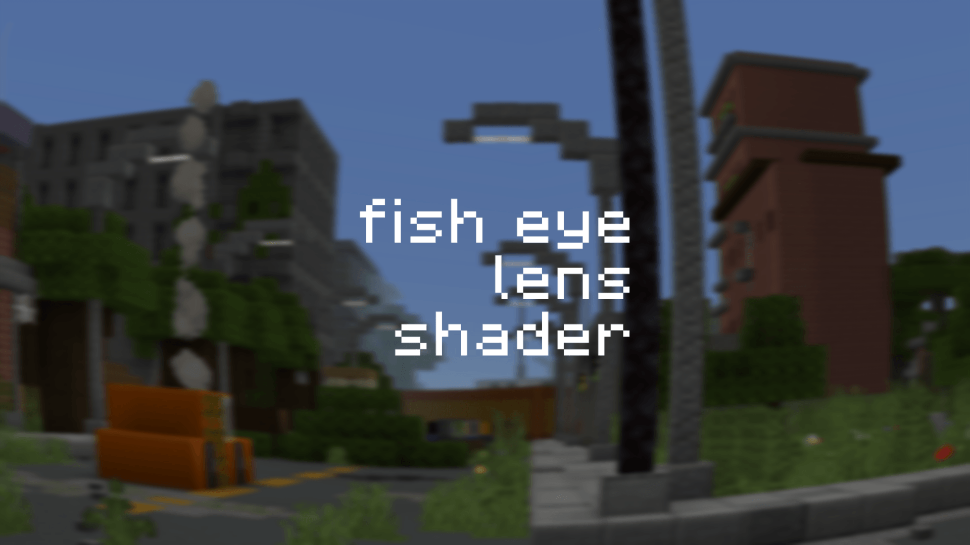 fish eye lens shader — screenshot 1