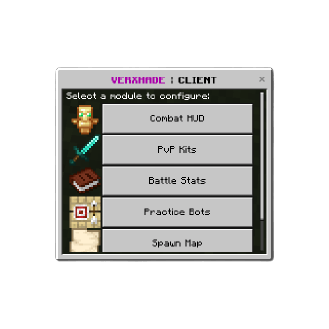 Verxhade Client V2 | Pvp/ Bots/Map Arena Spawn Utility — screenshot 2