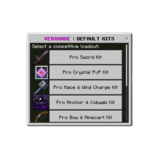 Verxhade Client V2 | Pvp/ Bots/Map Arena Spawn Utility — screenshot 6
