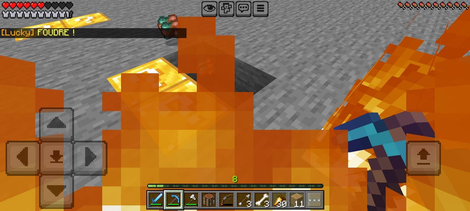 Minecraft, but the ores are lucky blocks. — screenshot 2