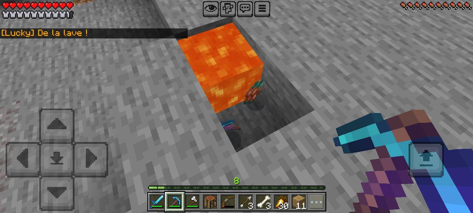 Minecraft, but the ores are lucky blocks. — screenshot 3