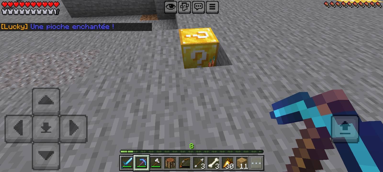 Minecraft, but the ores are lucky blocks. — screenshot 4