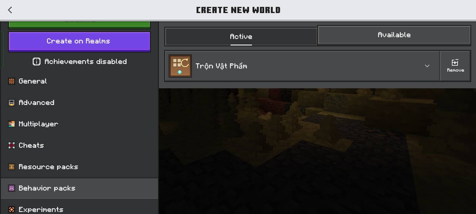 Mix items — screenshot 1