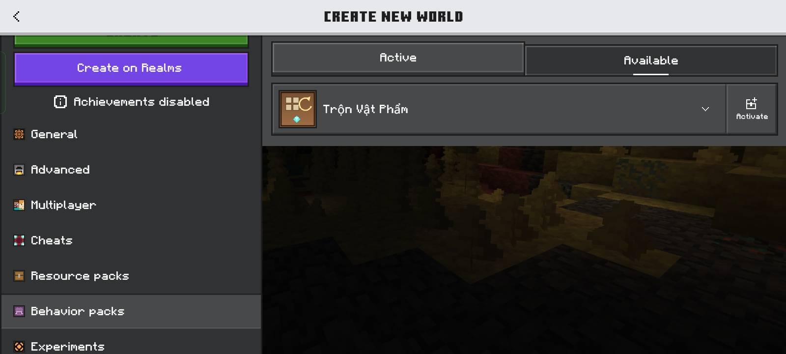 Mix items — screenshot 2