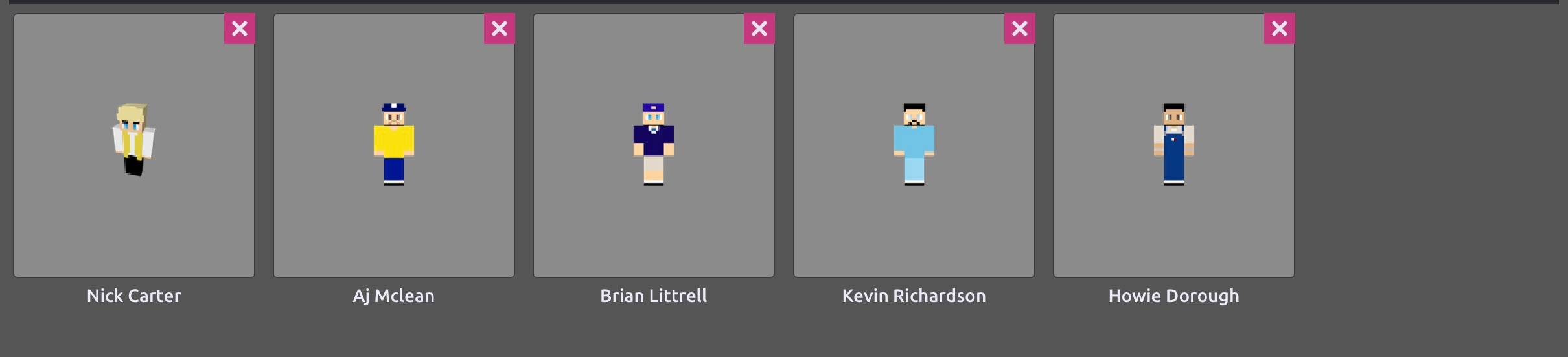 The Backstreet Boys Skin pack — screenshot 1