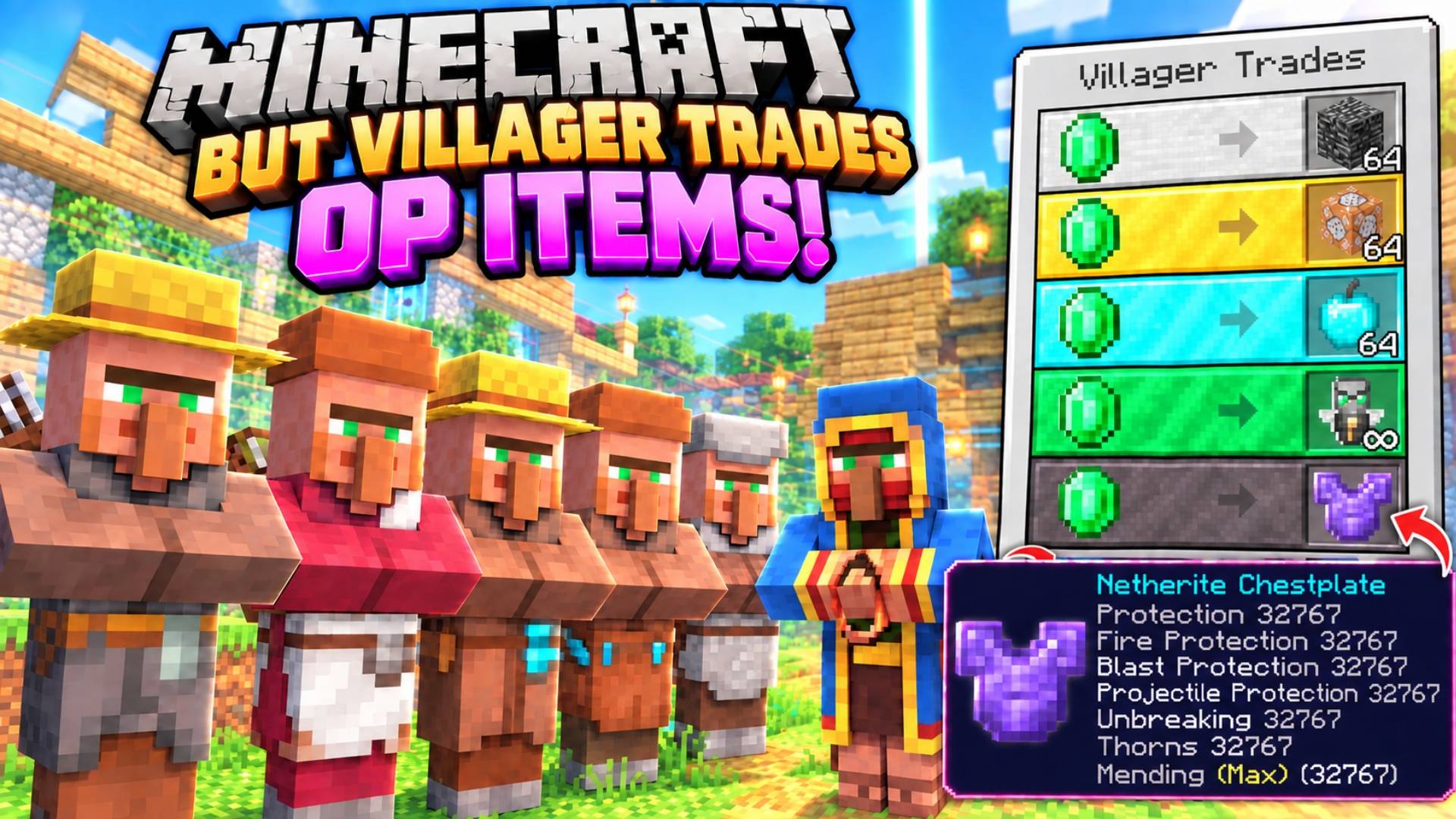 Villagers Trade Super OP Items! — screenshot 1