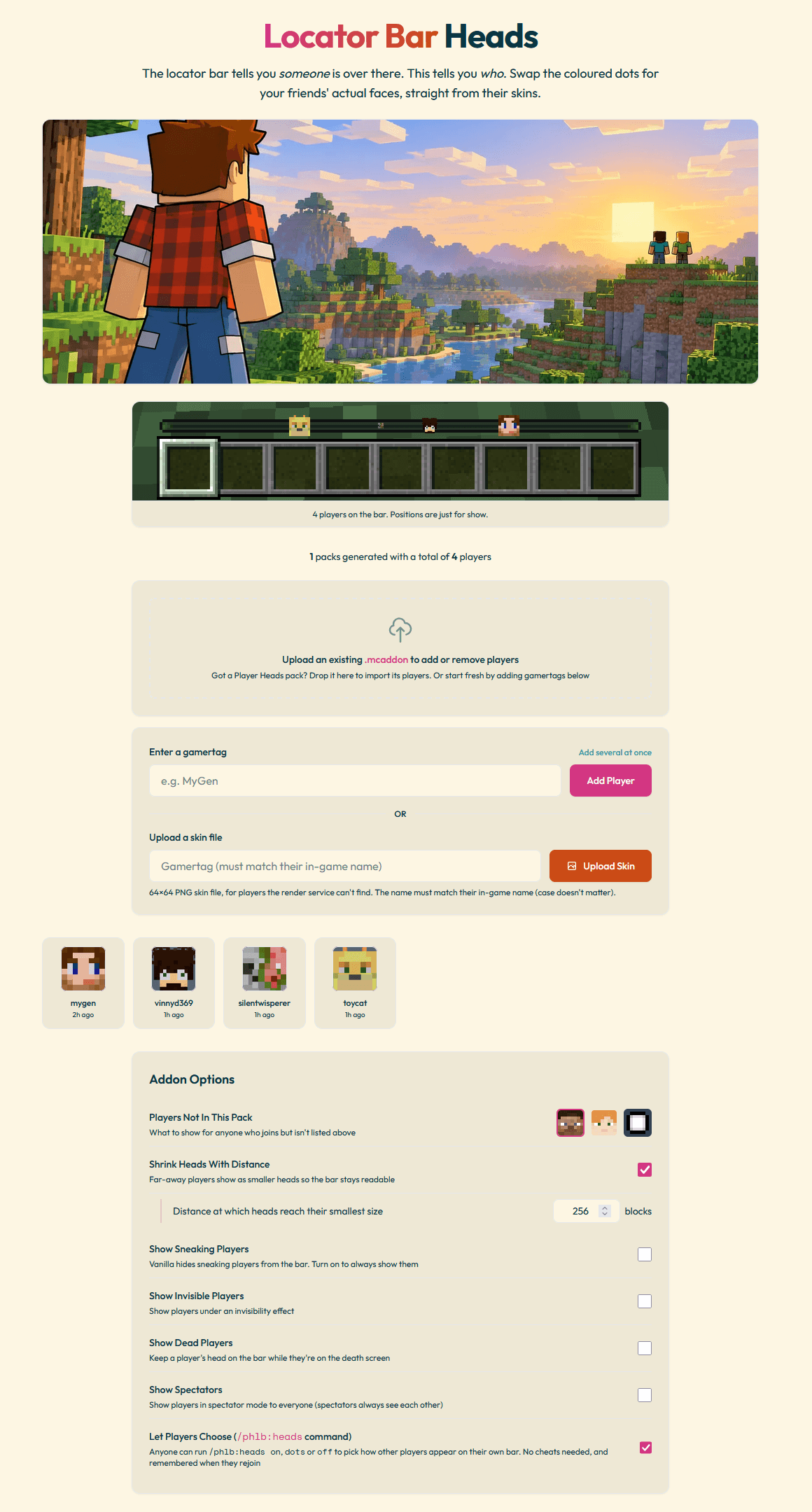 Actual Locator Bar Heads — screenshot 2
