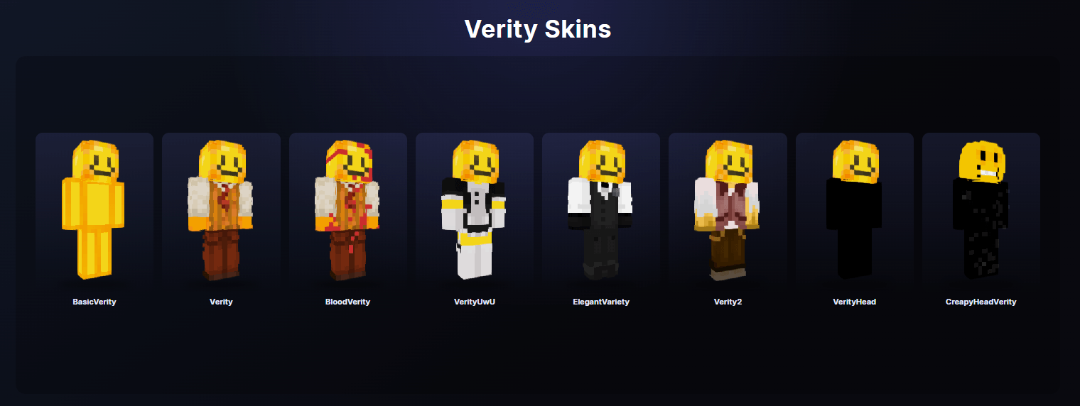 Verity Skins — screenshot 2