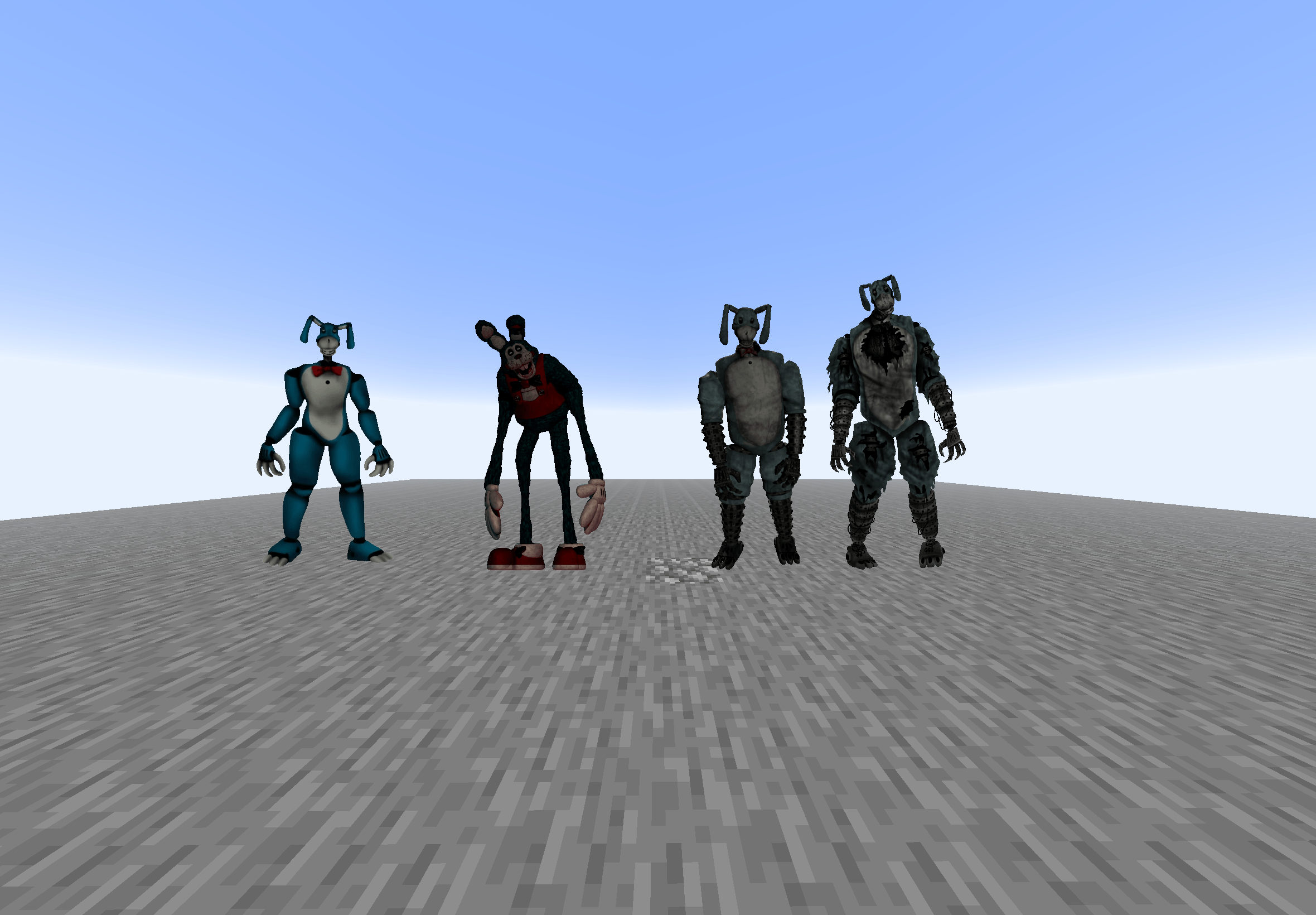 Minecraft Special Armor Mod Stalker Shape-shift: Bon the Rabbit — Minecraft Bedrock
