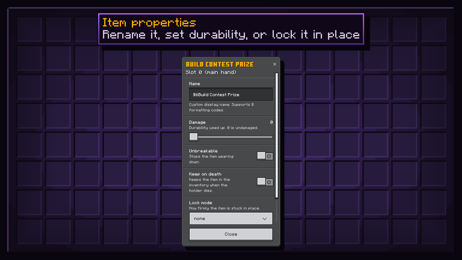 Item Editor [Abilities Update] — screenshot 4