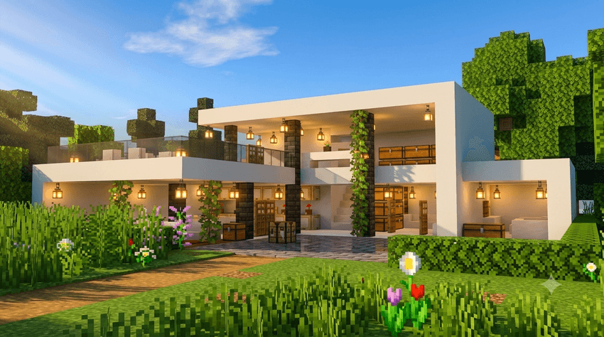 Modern Luxury Villa Survival House | Hardcore | Achievements Enabled — screenshot 1