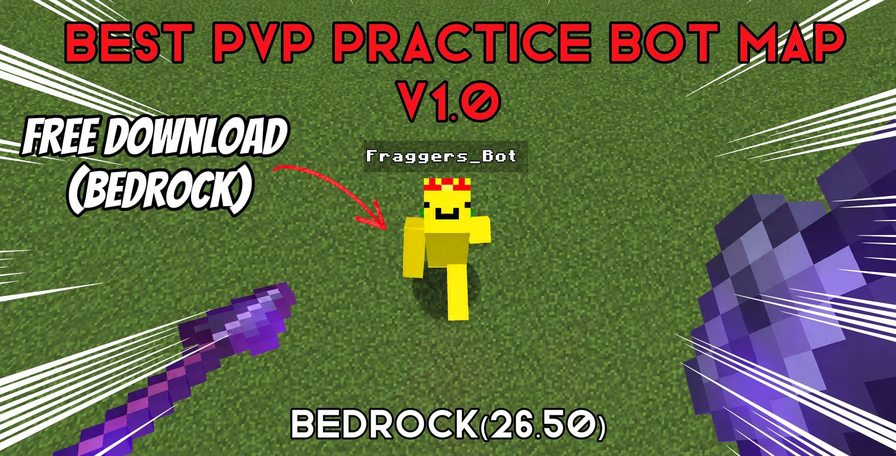 Fraggers PvP practice bot map — screenshot 1