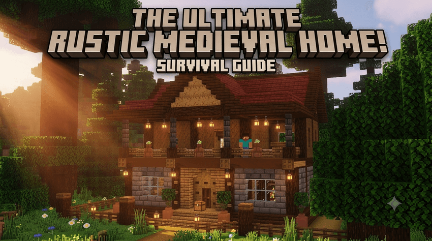 Cozy Rustic Medieval Survival House | Day 0 Ready | Hardcore | Achievements Enabled — screenshot 1