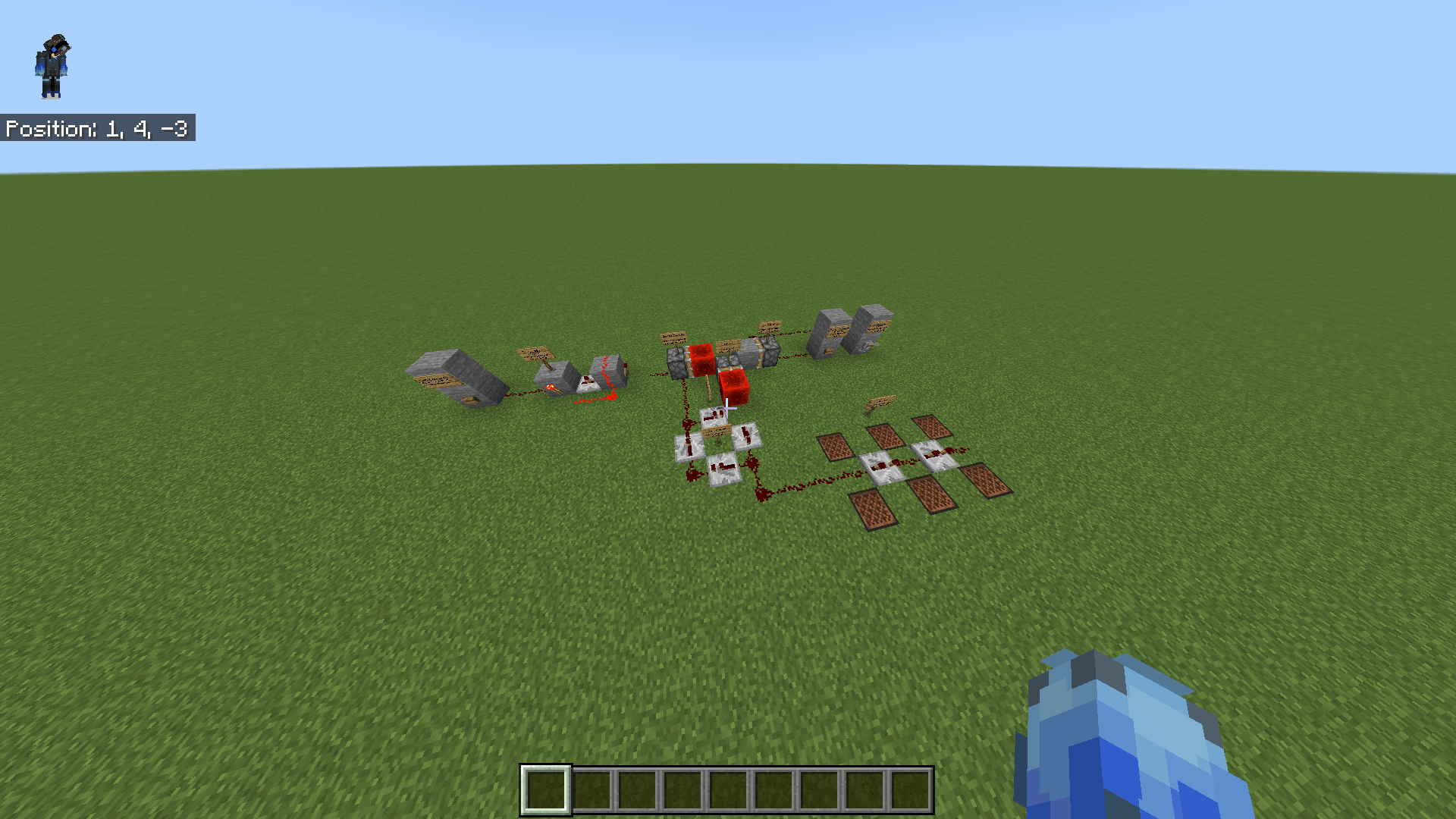 Redstone Piston Relay — screenshot 1