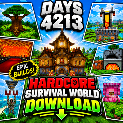 🔥 4213+ Days Hardcore Survival World