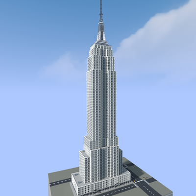Empire State Building 1:1 — Minecraft Bedrock Map Download