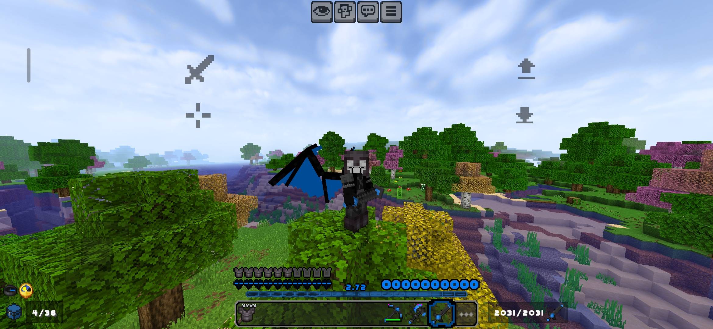 Void-Born Client Black and Blue — screenshot 1