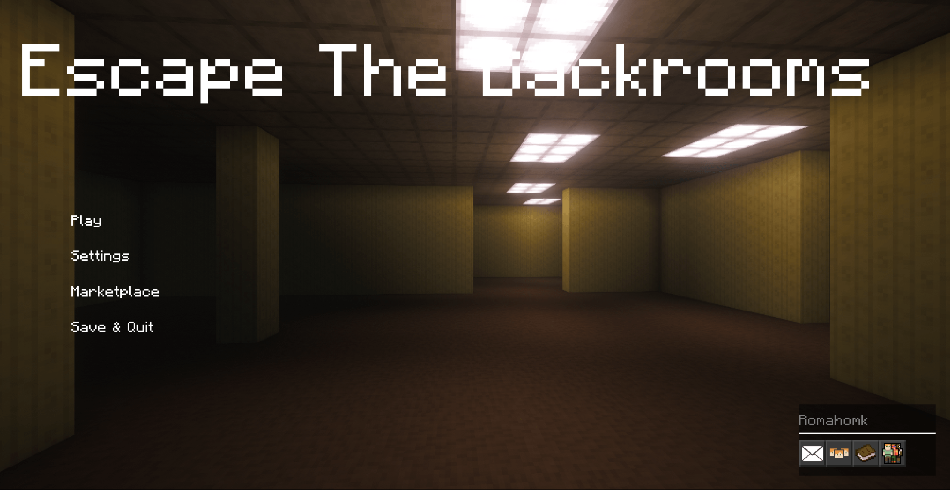 ESCAPE THE BACKROOMS | MAIN MENU PE — screenshot 1