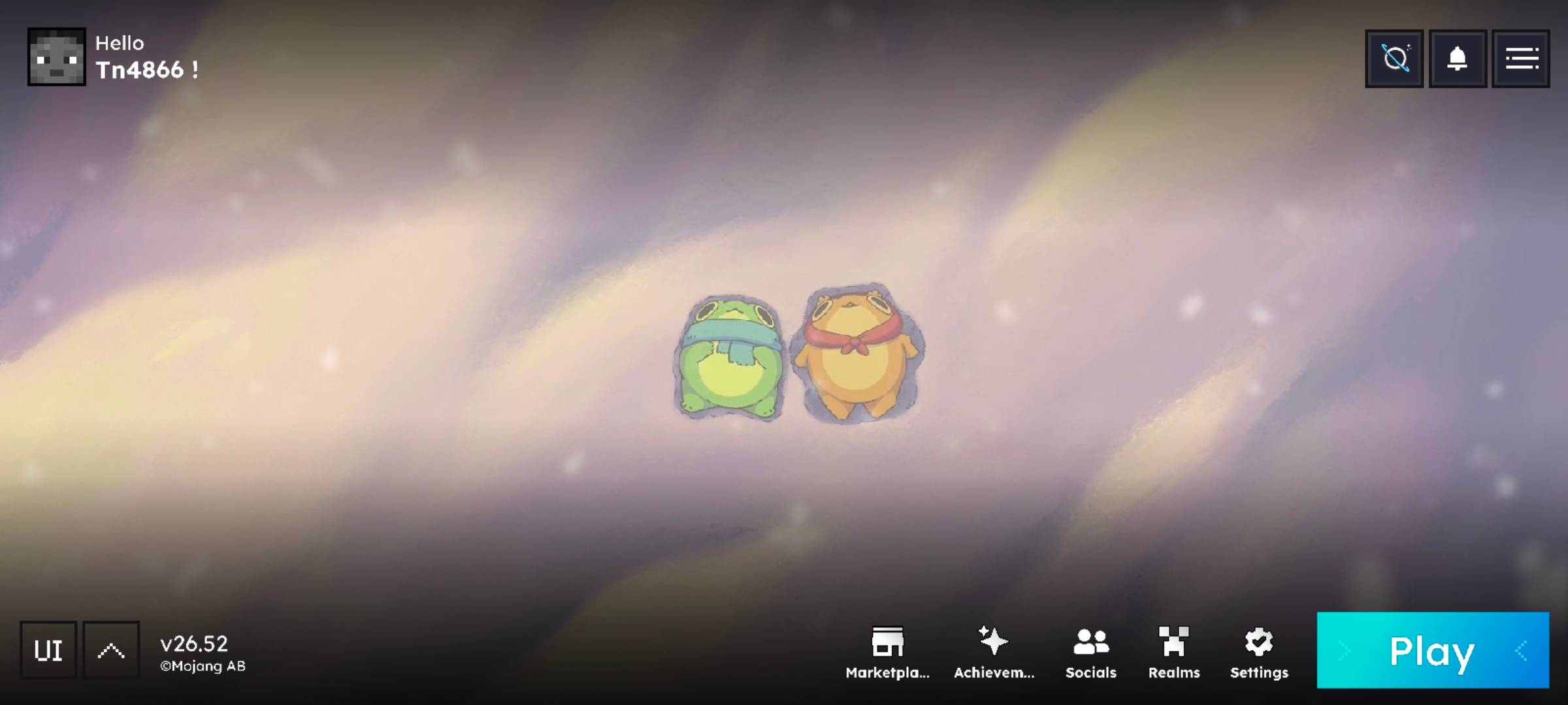 HorizonUIExtension - couple frogs snow day — screenshot 2