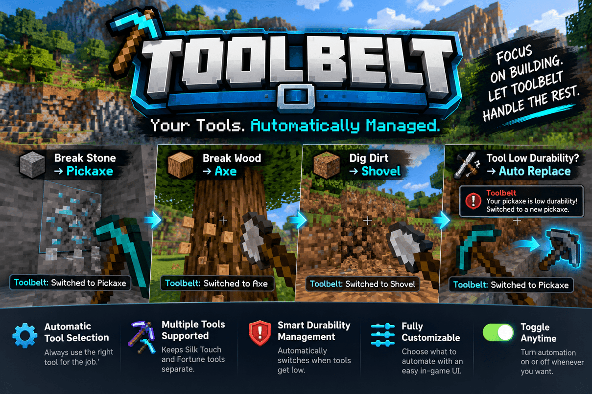 Toolbelt – Automated Tools! — screenshot 1
