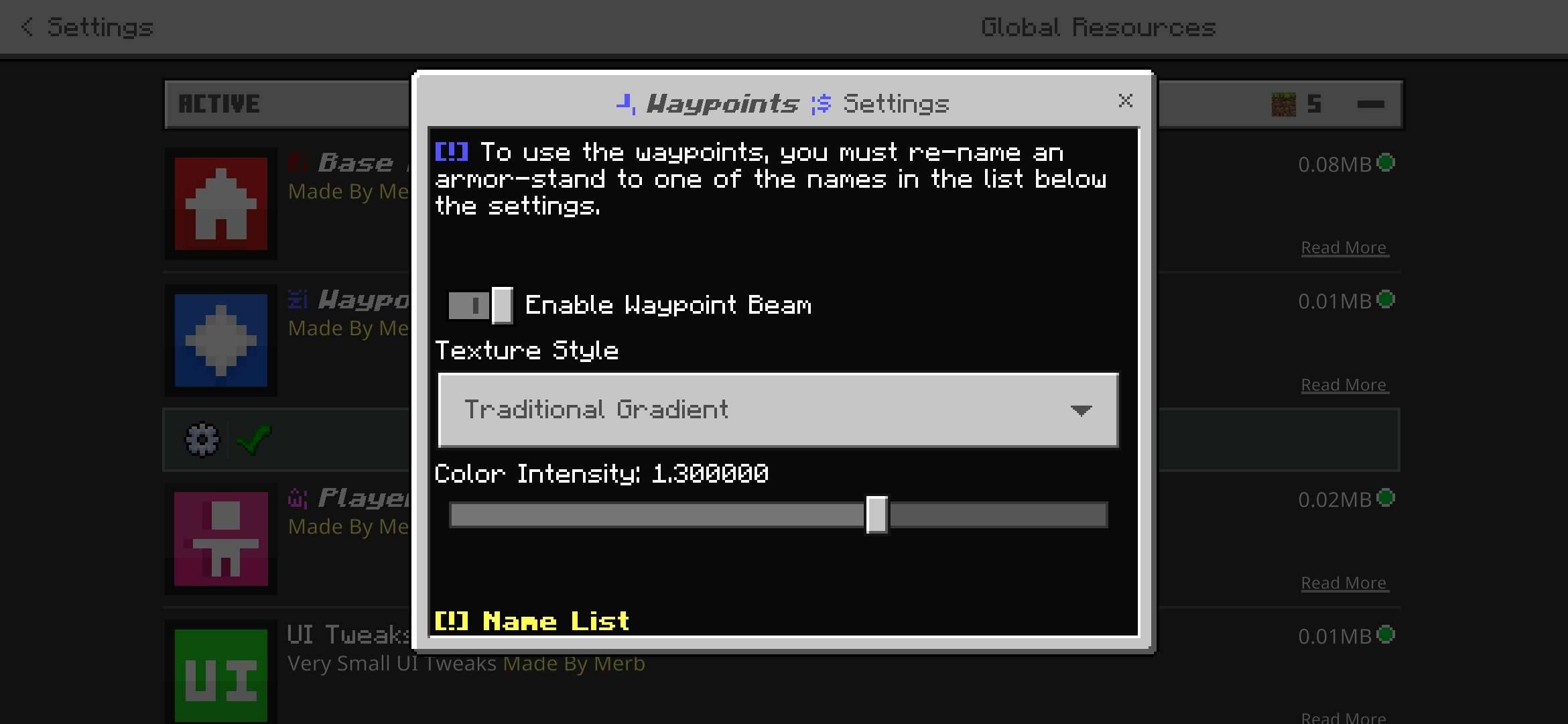 Merb's UI-Tweaks — screenshot 1