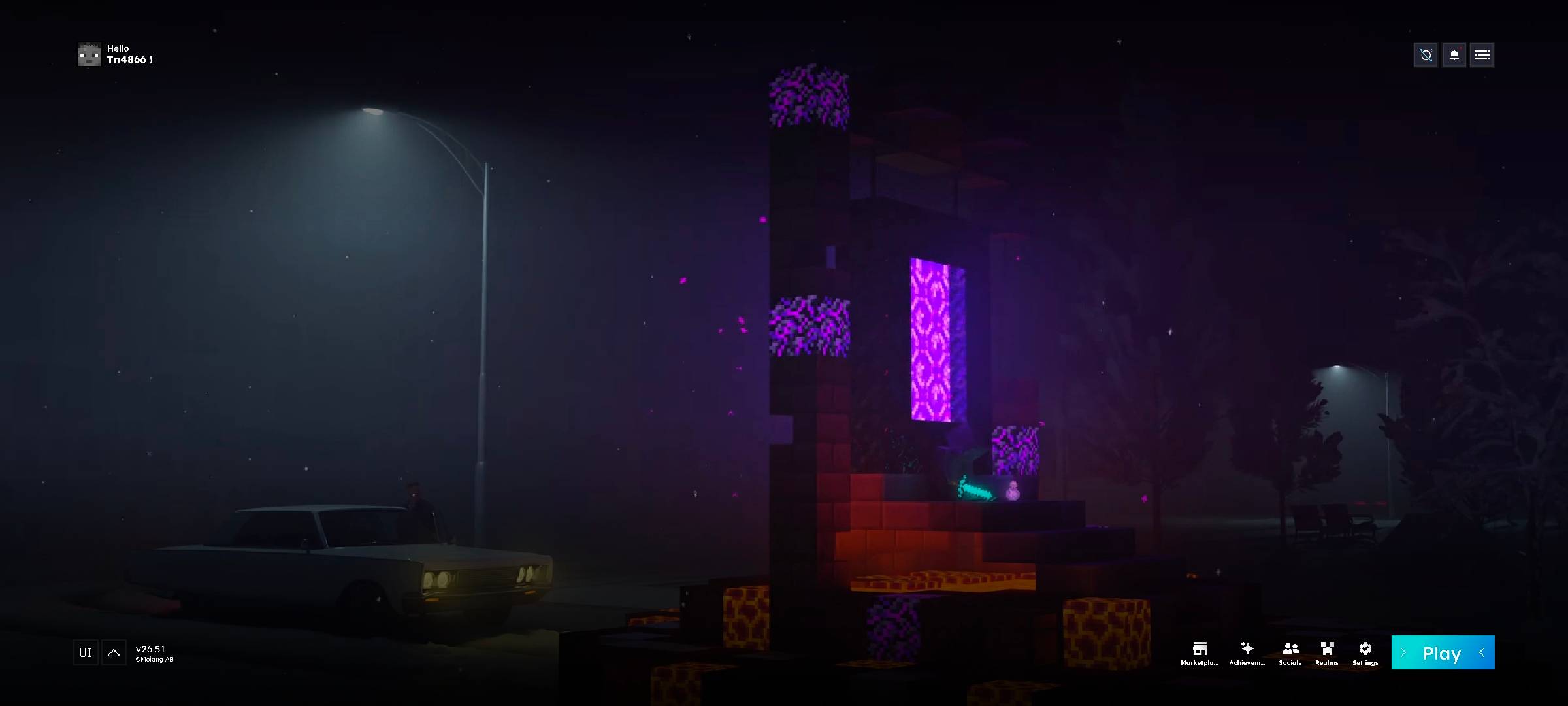 HorizonUIExtension-Nether Portal In Snowy Street — screenshot 2