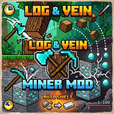 Log and vein miner