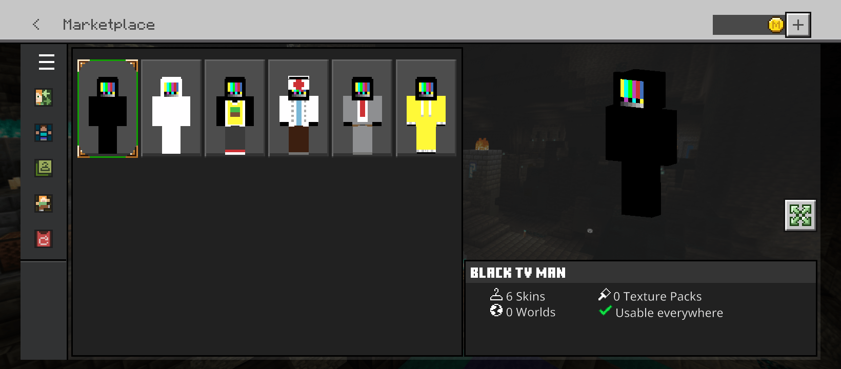 Skin Pack[Minecraft TV] — screenshot 1