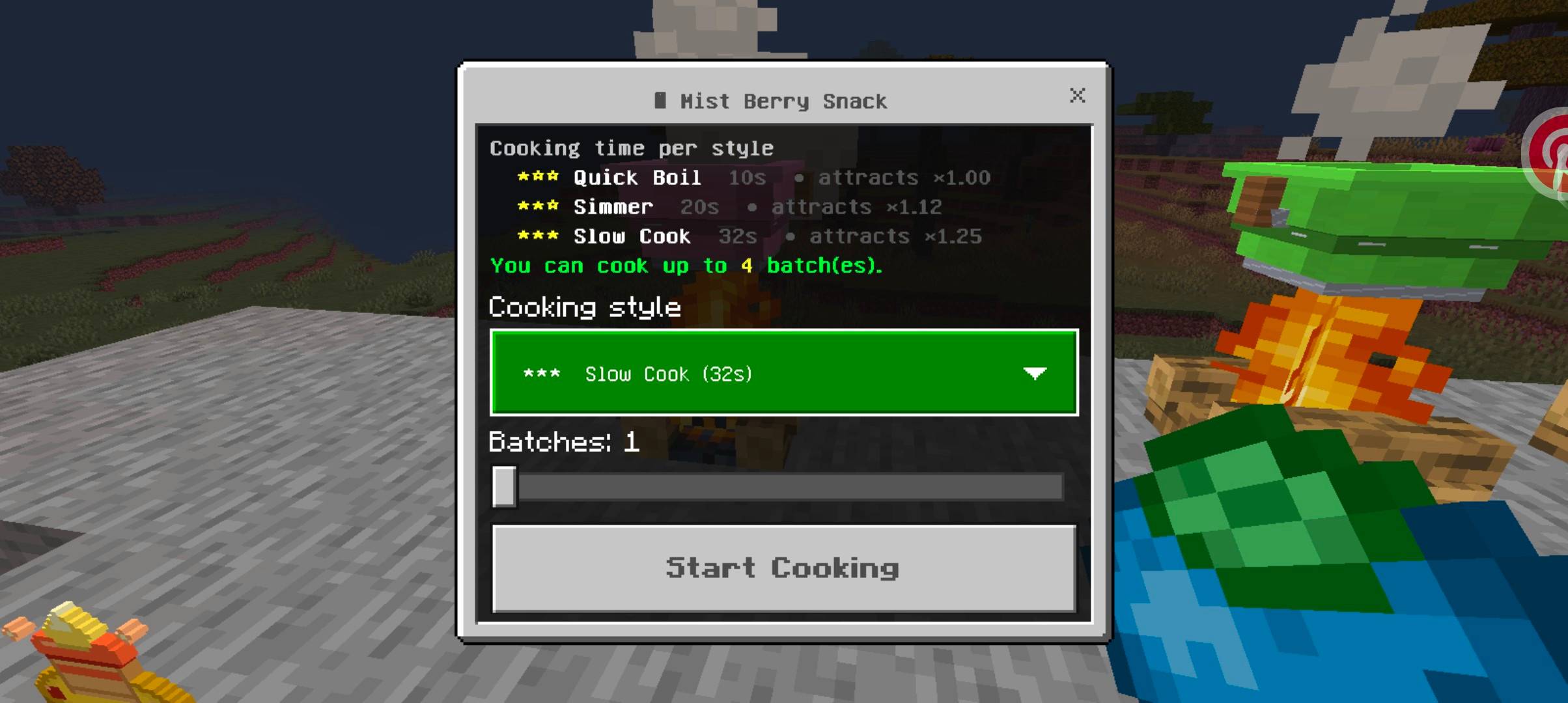 Cobbledrock Mist Snacks~ — screenshot 1