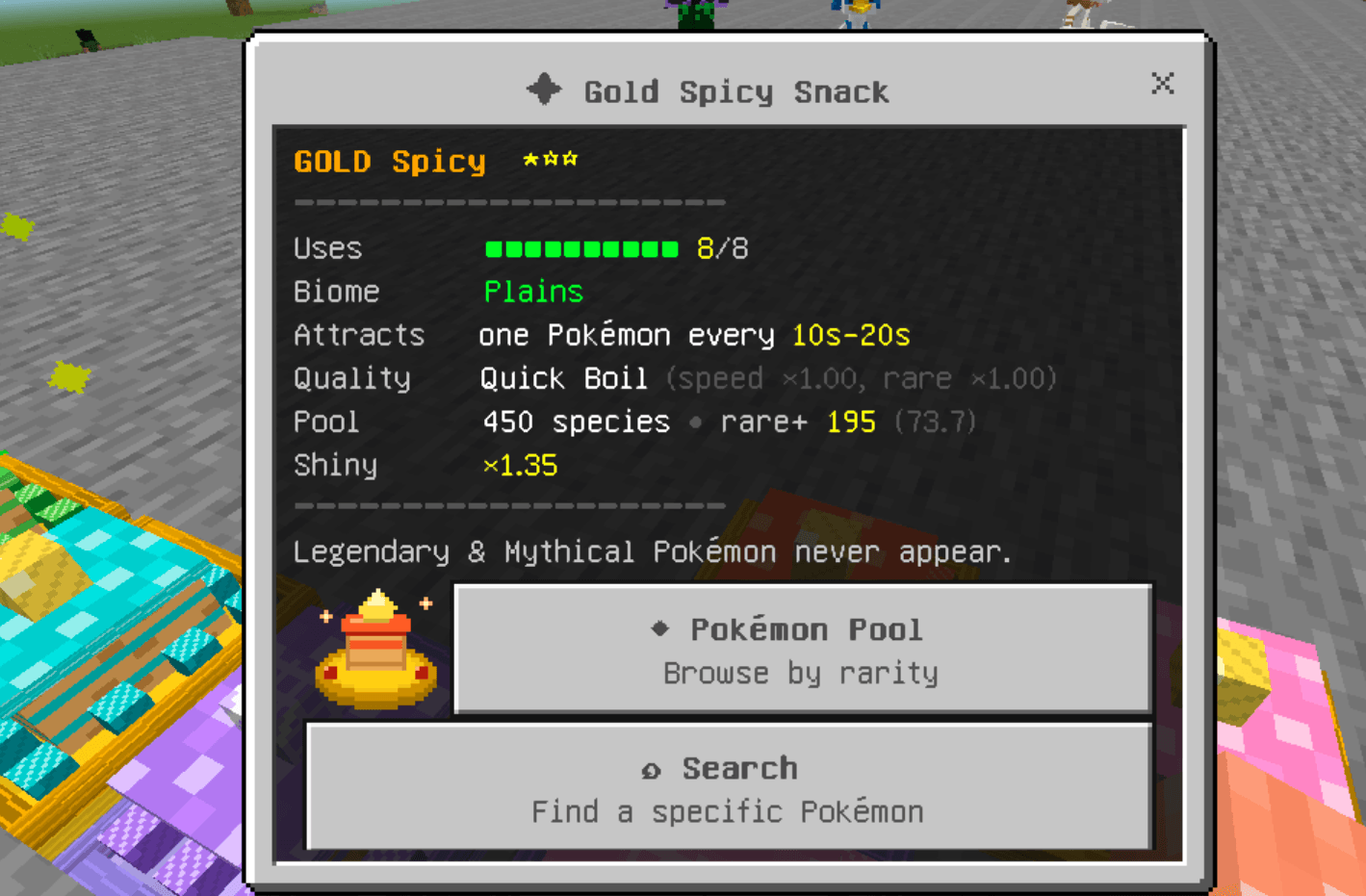 Cobbledrock Mist Snacks~ — screenshot 2