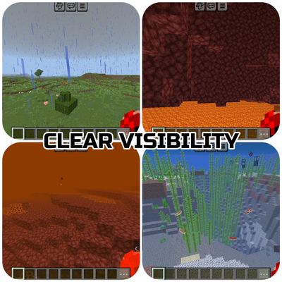 CLEAR UNDER LAVA | CLEAR UNDER WATER | CLEAR VISION | NO FOG | SAAD MAX WORLD